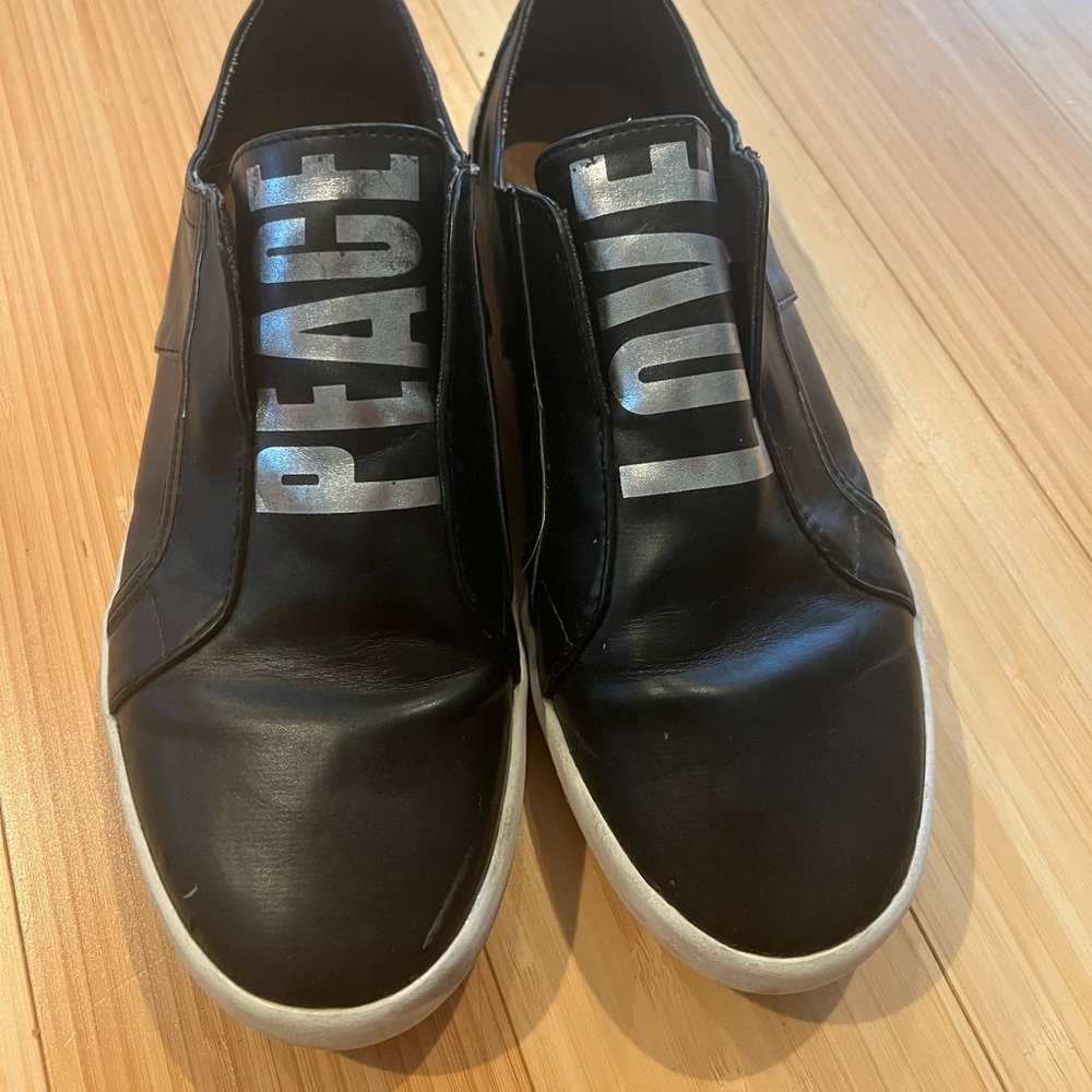 Madden Girl Slip on Black Peace + Love Shoes